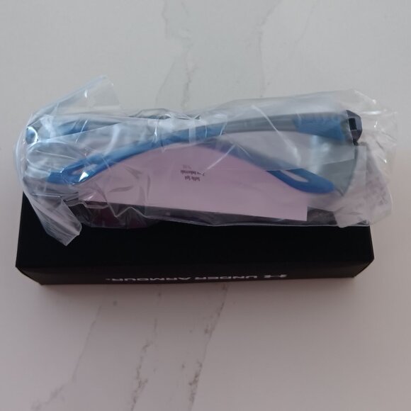 UNDER ARMOUR Sunglasses COMPETE GOLF TUNED Blue Gray Frame NEW - Picture 8 of 12